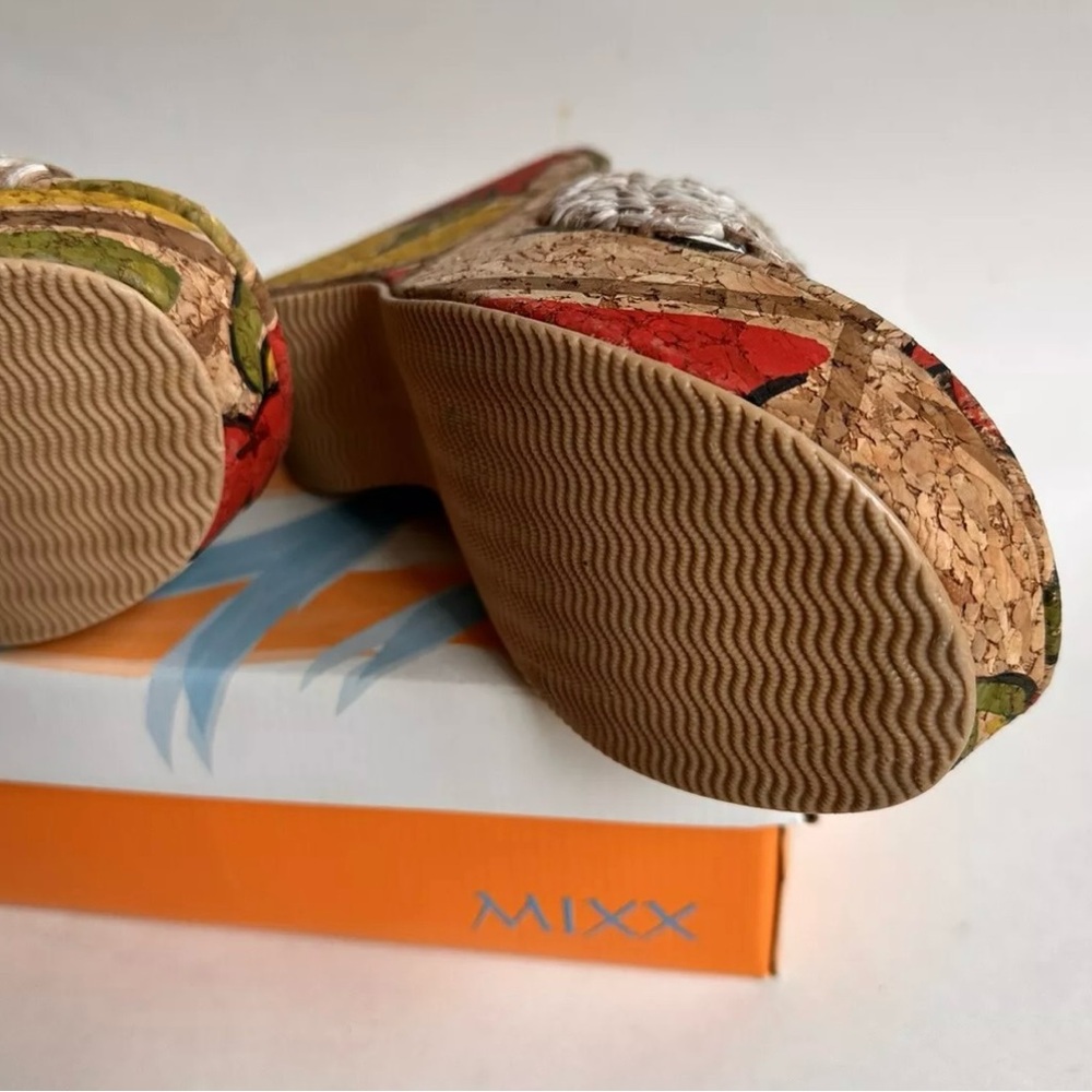 MIX Cork Wedge Platform Sandals Rose High Heel
Women's 7 Shoe Open Toe shoe 2005 - Picture 5 of 16